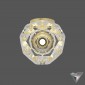 sconce RH Boule de Cristal Single