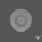 sconce RH Boule de Cristal Single