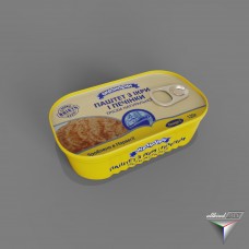 can pate Aquamarine from caviar and cod liver 120g