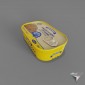 can pate Aquamarine from caviar and cod liver 120g