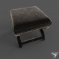 padded stool Safavieh Mystic Ottoman MCR4645E