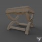padded stool Safavieh Mystic Ottoman MCR4645E