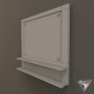 wall mirror square DIY