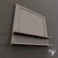 wall mirror square DIY