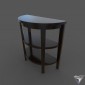 table console Convenience Concepts Newport 3-Shelf