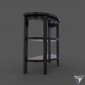 table console Convenience Concepts Newport 3-Shelf