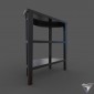 table console Convenience Concepts Newport 3-Shelf