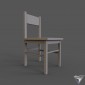 chair wood simple retro style
