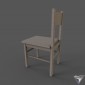 chair wood simple retro style