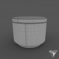 padded stool Luxemebel Supera