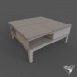 coffee table 4-glass-top DIY