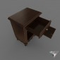 stand bedside table eclecticism style DIY