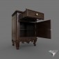 stand bedside table eclecticism style DIY