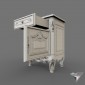 stand bedside table eclecticism style DIY