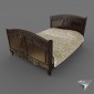 double bed eclecticism style DIY