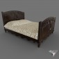 double bed eclecticism style DIY