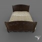 double bed eclecticism style DIY