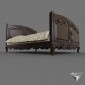double bed eclecticism style DIY