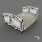 double bed eclecticism style DIY