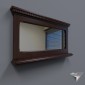 wall mirror classic style wood DIY