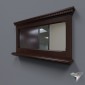 wall mirror classic style wood DIY