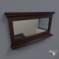 wall mirror classic style wood DIY