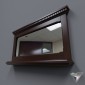wall mirror classic style wood DIY