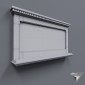 wall mirror classic style wood DIY