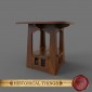 table pagoda-style by Charles Limbert 1905