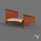 bed traditional style wood DIY