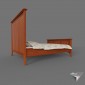 bed traditional style wood DIY