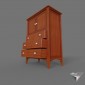 dresser traditional style wood DIY