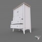 dresser traditional style wood DIY
