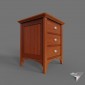 nightstand traditional style wood DIY