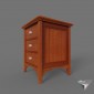 nightstand traditional style wood DIY