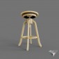 stool wood Adjustable DIY