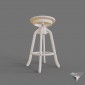stool wood Adjustable DIY
