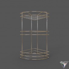 shelf triple for bath Globagno Hotel 661