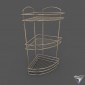 shelf triple for bath Globagno Hotel 661