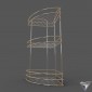 shelf triple for bath Globagno Hotel 661