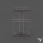 shelf triple for bath Globagno Hotel 661