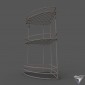 shelf triple for bath Globagno Hotel 661