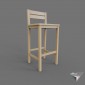 stool bar simple wood DIY