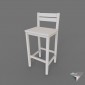 stool bar simple wood DIY