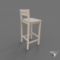 stool bar simple wood DIY