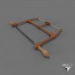 saw frame bowsaw shapely wood DIY