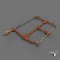 saw frame bowsaw shapely wood DIY