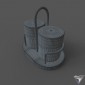 Salt & Pepper holder Calve CL-4068 (art bt-86810)