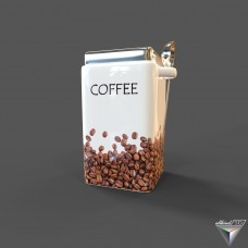 coffee container with a spoon Zeller (art. 19813)
