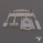 kitchen set wood USSR